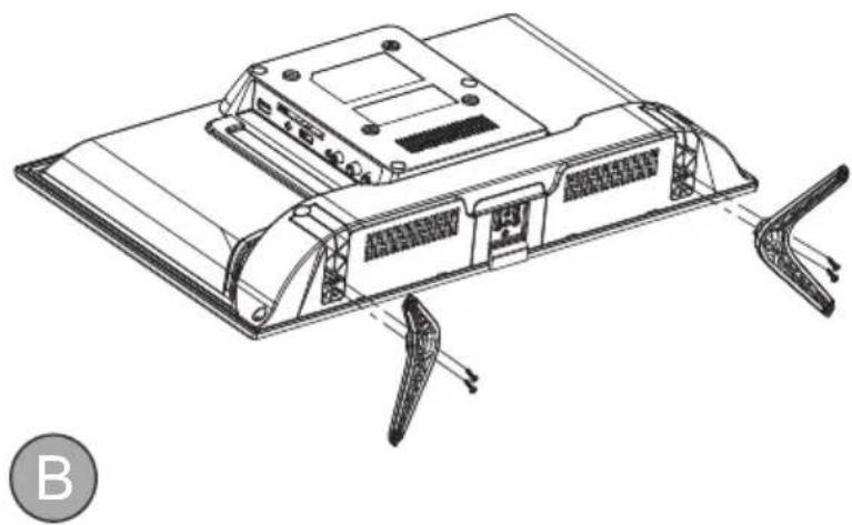 Krüger&Matz KM0232T3 - Montaje de la base - 2