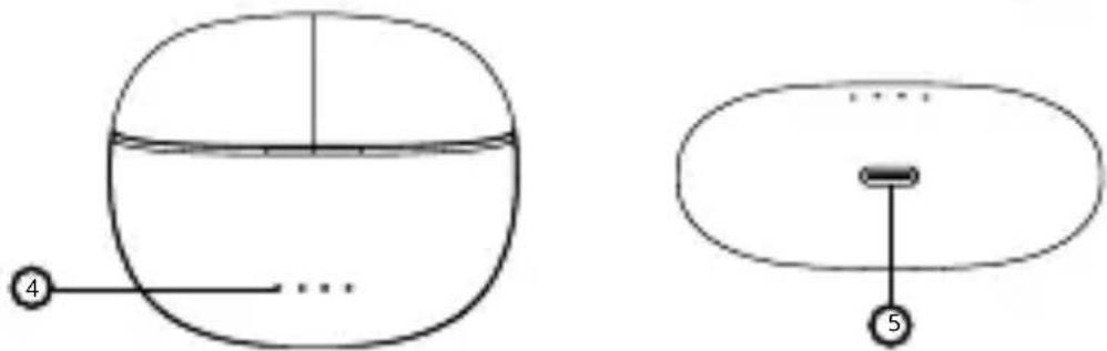 Diagram showing two geometric shapes with numbered annotations, likely illustrating a mathematical or physical concept.