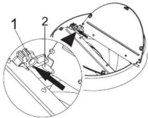 GRUNDIG GDSP 5470 DXSCH - Installation of Luftventil - 1
