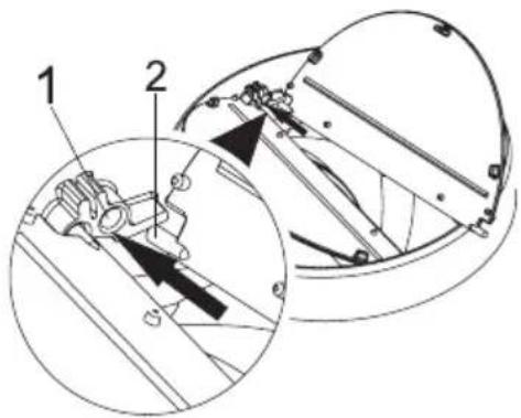 GRUNDIG GDSP 5470 DXSCH - Liitäntä savukanavaan - 1