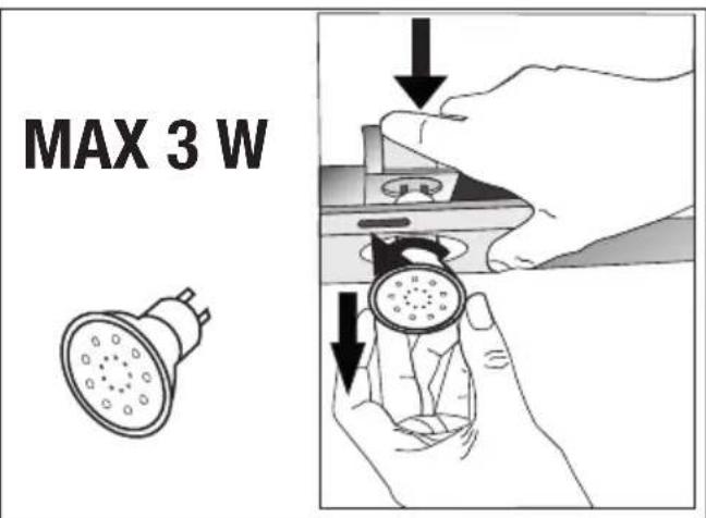 GRUNDIG GDSP 5470 DXSCH - Byte av lampa - 1