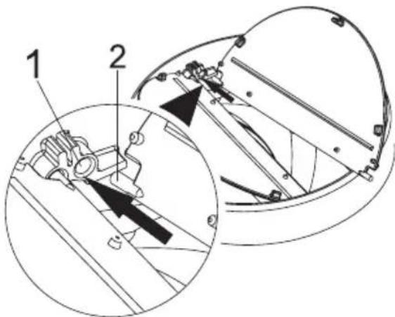 GRUNDIG GDSP 5470 DXSCH - Instalarea deflectorului de aer - 2