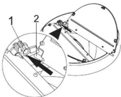 GRUNDIG GDSP 5470 DXSCH - Montering av luftskjerm - 2