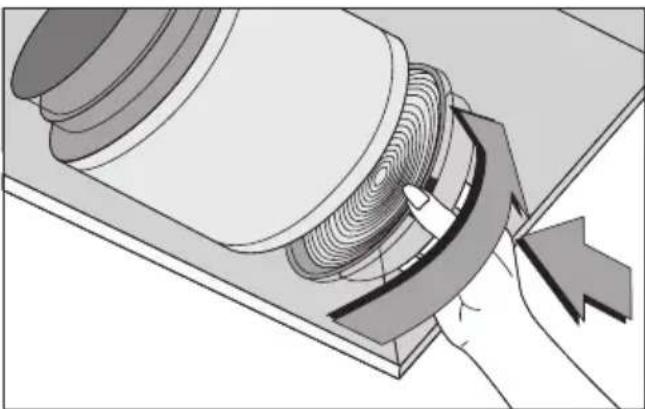 GRUNDIG GDSP 5470 DXSCH - Utskifting av kullfiltre - 1