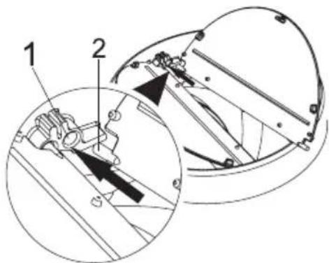 GRUNDIG GDSP 5470 DXSCH - Anslutning till skorsten - 1
