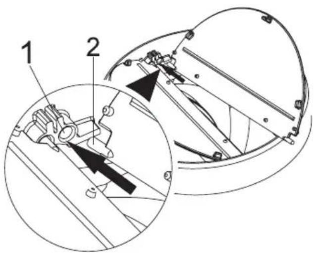 GRUNDIG GDSP 5470 DXSCH - Installation d'un déflecteur d'air - 1