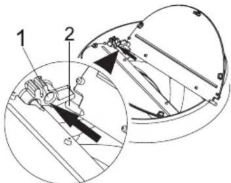 GRUNDIG GDSP 5470 DXSCH - Tilslutting til skorstenen - 1