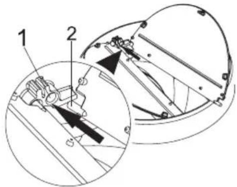 GRUNDIG GDSP 5470 DXSCH - Installation of air baffle - 2