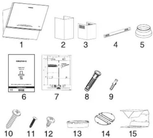 GRUNDIG GDSP 5470 DXSCH - Installations-Zubehör - 1