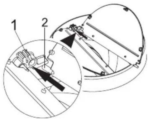 GRUNDIG GDSP 5470 DXSCH - Montering av rokkanalen - 2