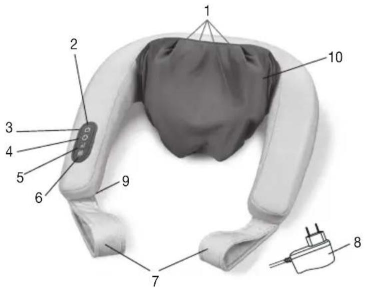BEURER MG 153 - Apparecchio per massaggio cervicale 4D - 1