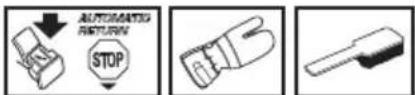 MCCULLOCH CS 450 - Protezione della mano destra - 1