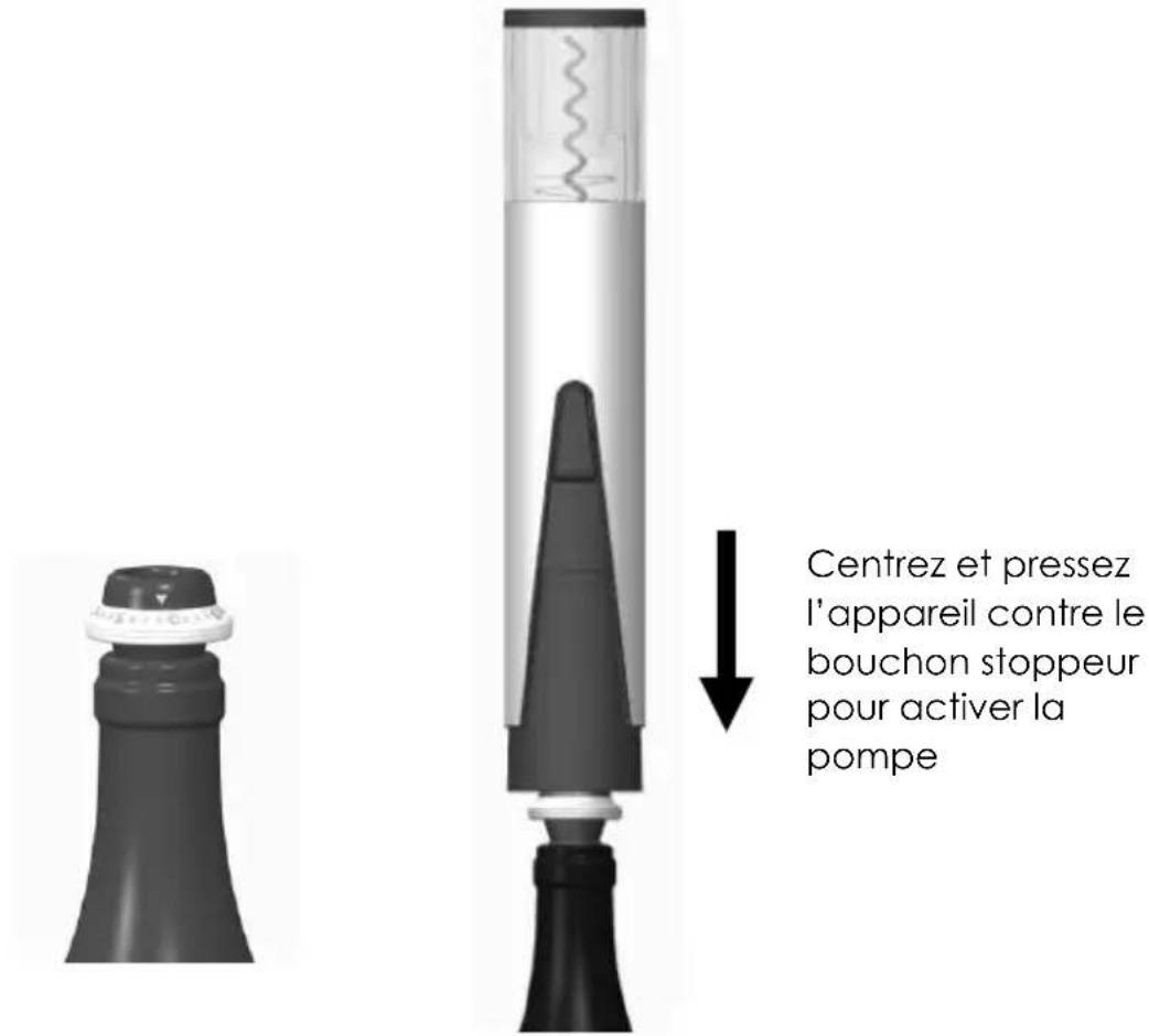 KALORIK CKS 40792 - Utiliser la pompe à vide d'air - 1