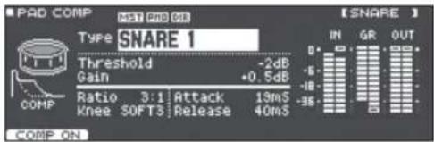 ROLAND VAD507 - Frappez le pad que vous souhaitez modifier. - 6