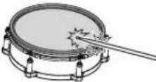 ROLAND VAD507 - Modifier la nuance d'un rim shot - 2