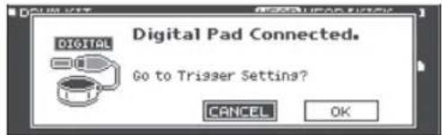 ROLAND VAD507 - Réglages pour les pads à connexion numérique - 1