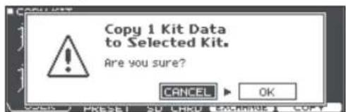ROLAND VAD507 - Exemple 1) copier un KIT de batterie (COPY KIT) - 2