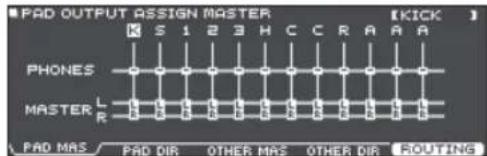 ROLAND TD27KV2 - Utilisez les boutons de navigation pour désirer OUTPUT, puis appuyez sur le bouton [ENTER]. - 1