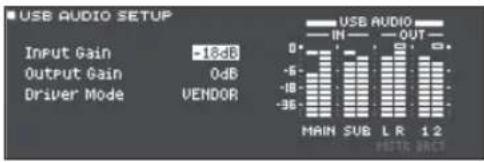 ROLAND TD27KV2 - Préciser l'entrée pour USB audio - 1