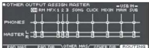 ROLAND TD27KV2 - Utilisez les boutons de navigation pour désirer OUTPUT, puis appuyez sur le bouton [ENTER]. - 3