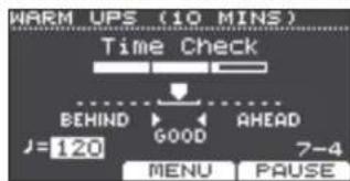 ROLAND TD17KVX2 - Étape 3 : time check - 1