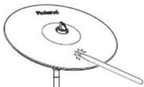 ROLAND TD17KVX2 - Frappe sur le corps - 1