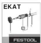 FESTOOL ISC 240 Li - CoCTaBhble qactn HcTpymeHTa - 1