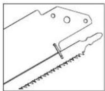 FESTOOL ISC 240 Li - Garniture de coupe à lame de scie à dents croisées (accessoire) - 1