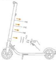 SEGWAY Ninebot KickScooter E45D - Installation eines zweiten Batterie-Packs (optional) - 1
