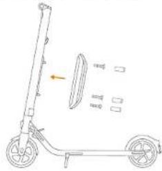 SEGWAY Ninebot KickScooter E45D - Instalar una segunda batería (opcional) - 2