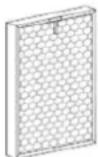 Heylo HL 400 - Filtro principal H14 opcional: filtro antivirus (H14) y filtro de carbón activado - 1