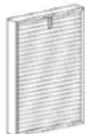 Heylo HL 400 - Filtro principal E11 opcional: filtro de polvo fino (E11) y filtro de carbón activado - 1