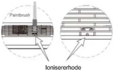 Paintbrush Ionisererhode