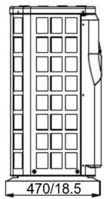 HAYWARD Classic Heat Pump - Dimensions de la thermopompe de piscine - 5