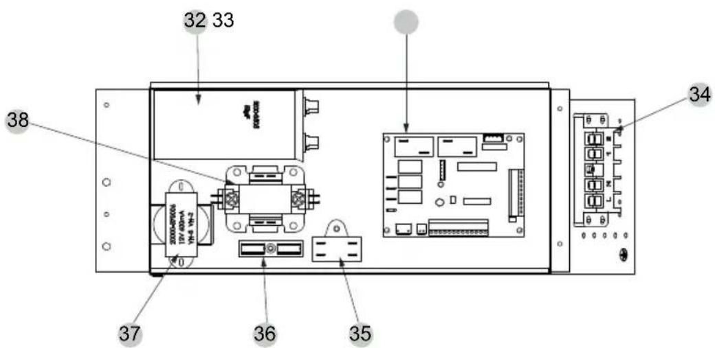 HAYWARD Classic Heat Pump - Vue éclatée et liste de pièces de rechange(hp50cl) - 2