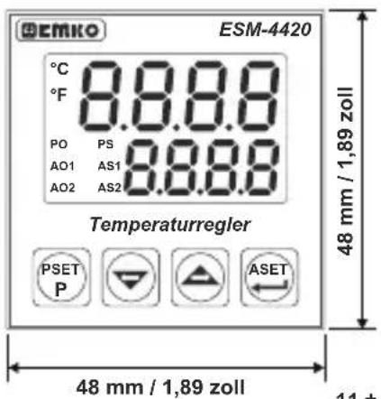 Emko ESM4420 - Schutzklassen und Physikalische Eingenschaften - 2