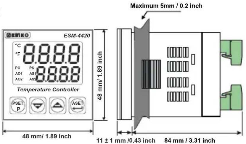 Emko ESM4420 - Dimension - 1