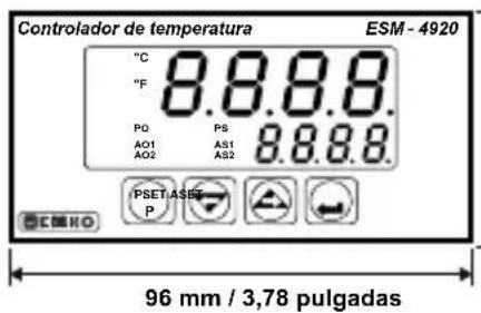 Emko ESM4420 - Encastre del panel: - 8
