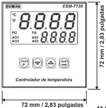 Emko ESM4420 - Encastre del panel: - 10