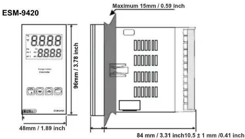 Emko ESM4420 - Dimension - 4