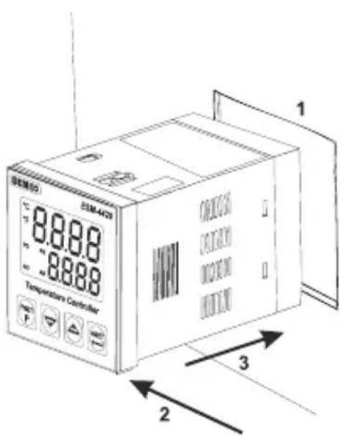 Emko ESM4420 - Frontplattenmontage - 1