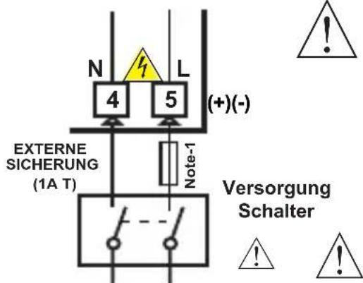 Emko ESM3710N - Versorgungsspannungseingang-Anschluss des Geräts - 1