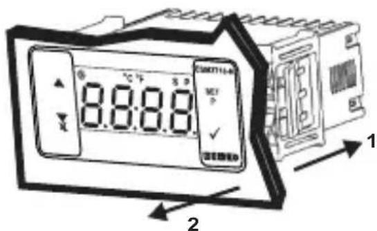 Emko ESM3710N - Retrait du panneau - 1