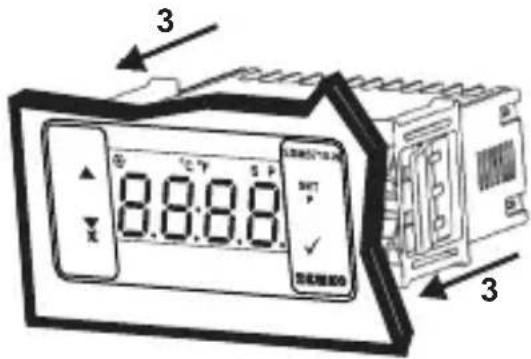 Emko ESM3710N - Montaje del panel - 2