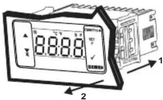 Emko ESM3710N - Eliminación del panel - 1