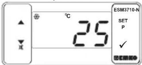 Emko ESM3710N - Changing and Saving Temperature Set Value - 5