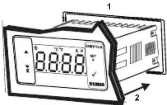 Emko ESM3710N - Montage sur panneau - 1