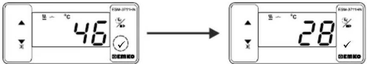 Emko ESM3711HN - Ändern und Speichern des Parameterwerts Kochzeit (Timer) - 2