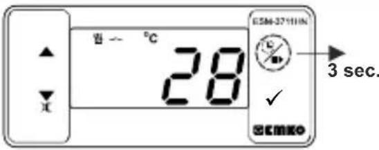Emko ESM3711HN - Opération on/off du temps de cuisson - 1