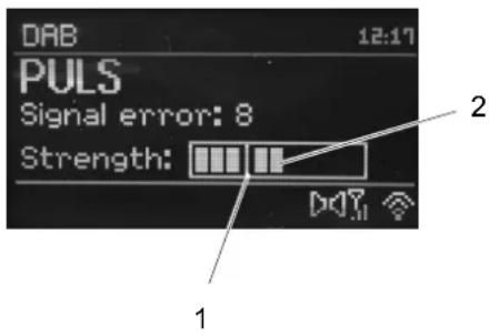 DUAL CR 900 Phantom - Intensité du signal : (stabilité) - 1